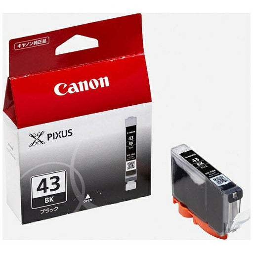 Canon インクタンク  BCI-43BK 1色 キヤノン 4960999901572（10セット）