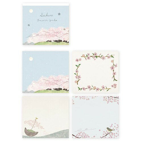 Blocco note pavone SAKURA 22-934 4961187229348 (5 set)