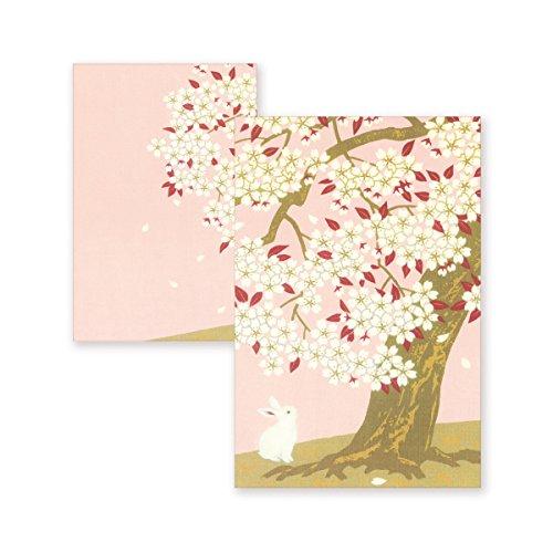 ピーコック　御朱印帳　桜と兎 30-087 4961187300870（10セット）