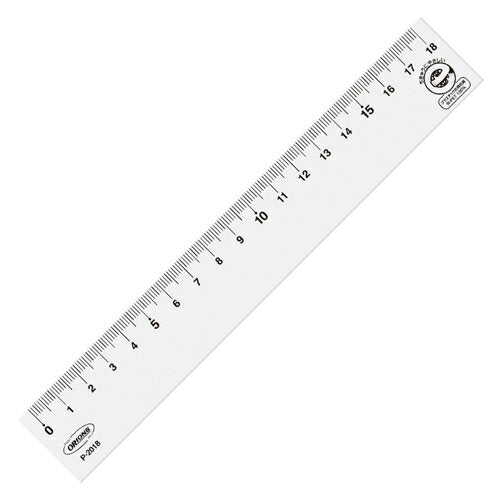 共栄プラスチック ＰＥＴ直線定規 P-2018 4963346114243