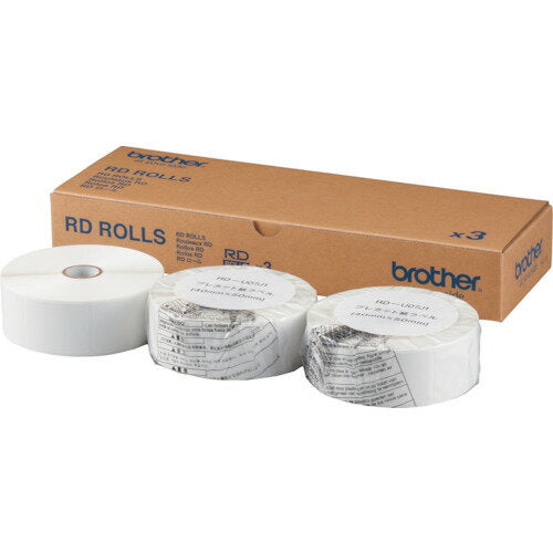 ブラザー_プレカット紙ラベル RD-U07J1 /4969121002842（10セット）