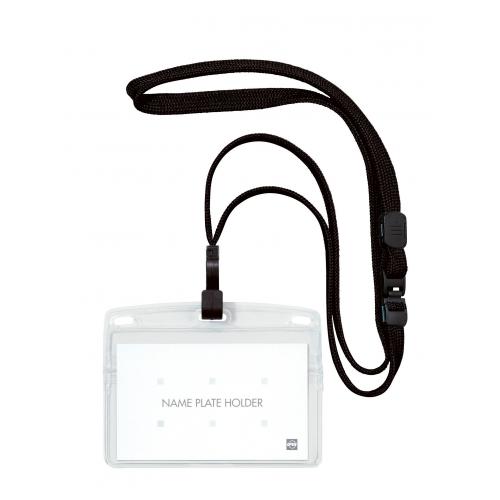 オープン_名札フックヨコ名刺１マイ NL-22P-BK /4970115566646