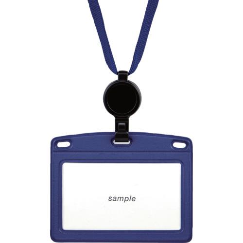 オープン 吊り下げ名札リール式レ NL-25P-BU 4970115567148