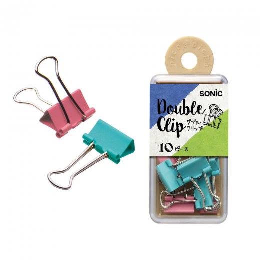 ソニック ピクパ・デコダブルクリップ小々色込 PA-8157 ソニック 4970116044785（10セット）