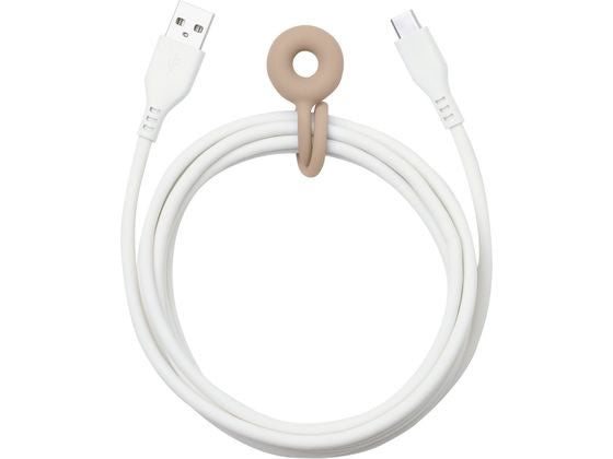 ソニック シリコンＵＳＢケーブル２ＭＣ UL-6990-W 4970116053480