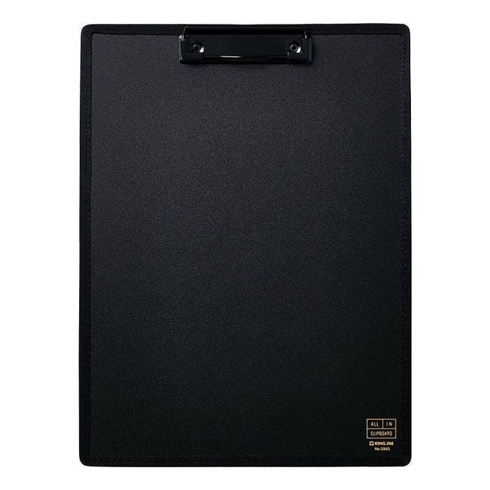 オールイン クリップボード 5985黒 キングジム 4971660054220（10セット）