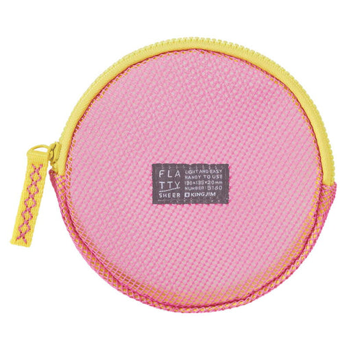 キングジム_フラッティ シアーSサイズ　ピンク 5160-PINK /4971660059577