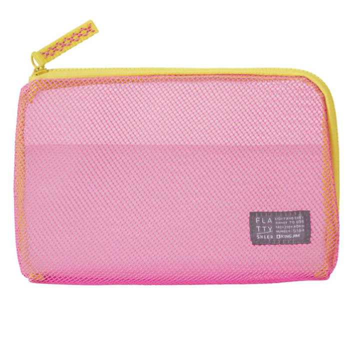 キングジム_フラッティ シアーMサイズ　ピンク 5164-PINK /4971660059645（10セット）