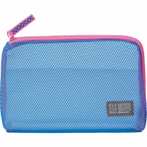 キングジム_フラッティ シアーMサイズ　ブルー 5164-BLUE /4971660059676（10セット）