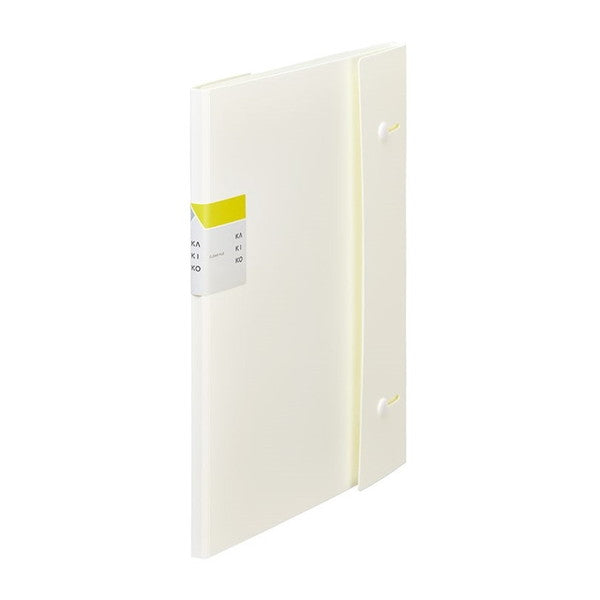 キングジム_クリアーファイル カキコ ジャバラタイプ 16ポケットA4 タテ型白 8612-WHITE /4971660059959（10セット）