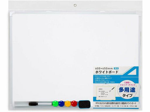 サンケーキコム_樹脂枠ホワイトボード無 WB-6045 /4974161115131