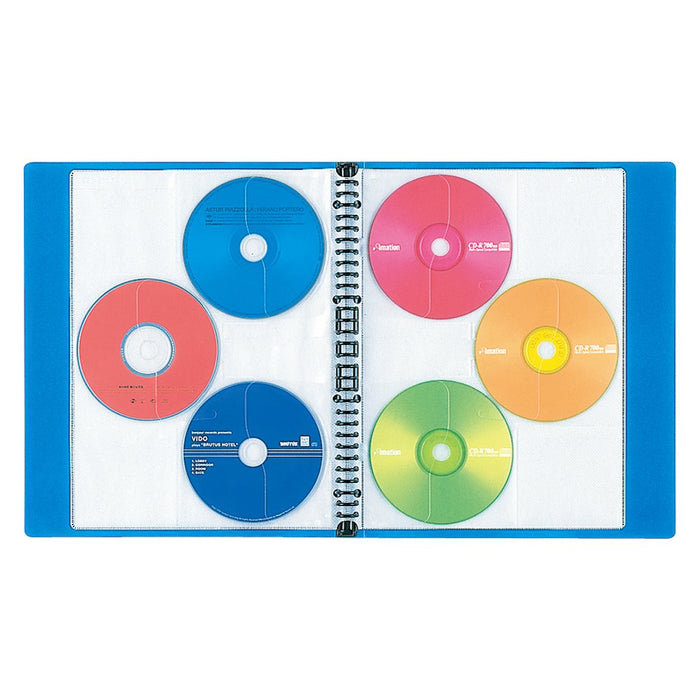 DVD-1130-10　CD/DVDファイル DVD-1130 青 セキセイ 4974214135550