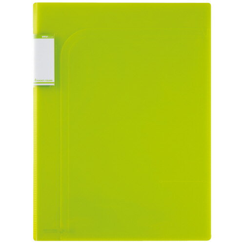 セキセイ ACT-5904 アクティフV 4ポケットフォルダーA4 ライトグリーン セキセイ 4974214176096（10セット）