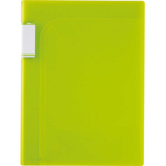 セキセイ ACT-5906 アクティフV 6ポケットフォルダーA4 ライトグリーン セキセイ 4974214176157（10セット）