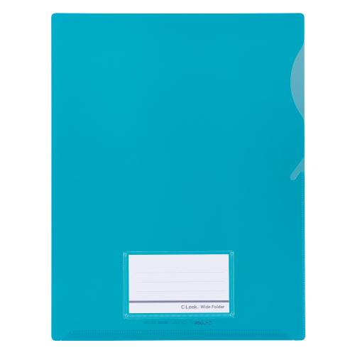 セキセイ_ワイドフォルダーブルー CLK-2404-10 /4974214181977（10セット）