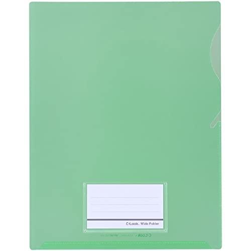 セキセイ_ワイドフォルダーグリーン CLK-2404-30 /4974214181991（10セット）