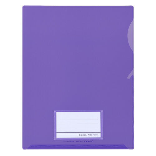 セキセイ_ワイドフォルダーパープル CLK-2404-80 /4974214182035（10セット）