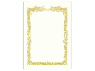 タカ印_金箔賞状Ａ４横書５Ｐ 10-3061 /4974268253804