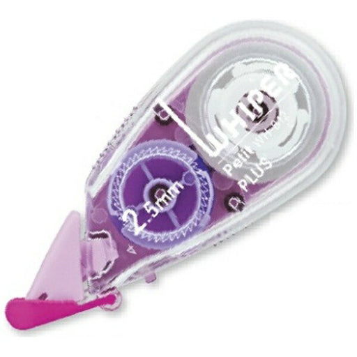 プラス 修正テープ ホワイパープチ 新クリアカラー パープル/テープ幅：2.5mm WH-812 プラス 4977564644321