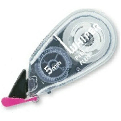 プラス 修正テープ ホワイパープチ 新クリアカラー ブラック/テープ幅：5mm WH-815 プラス 4977564644543