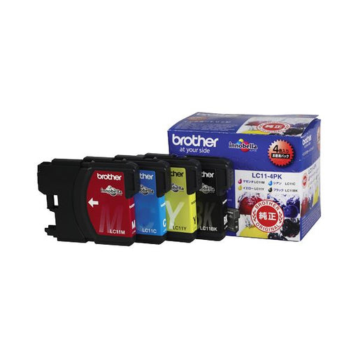 ブラザー インクカートリッジ　４ショク　 LC11-4PK 4977766660754（10セット）