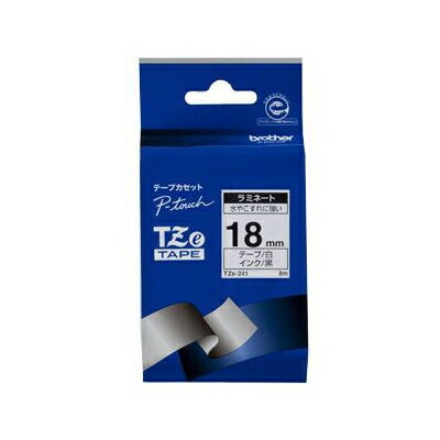 brother ピータッチ用ラミネートテープ TZE-241 18mm ブラザー工業 4977766701921