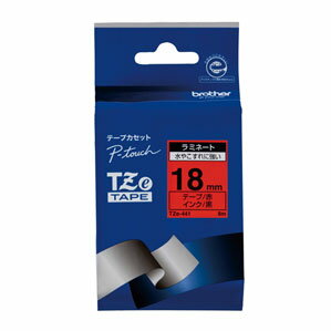 เทป Brother TZE 18MM สีแดง TZE-441 4977766702164