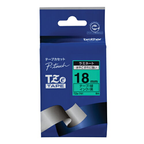 brother ピータッチテープ TZE-741 18mm ブラザー工業 4977766702621