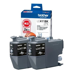 ブラザー_インクカートリッジ LC411BK-2PK /4977766813792（10セット）