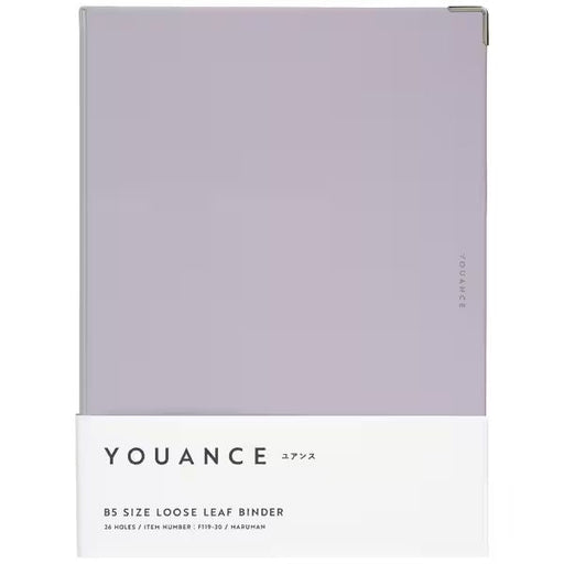 マルマン_Ｂ５バインダーユアンスＬパープル F119-30 /4979093119318（10セット）