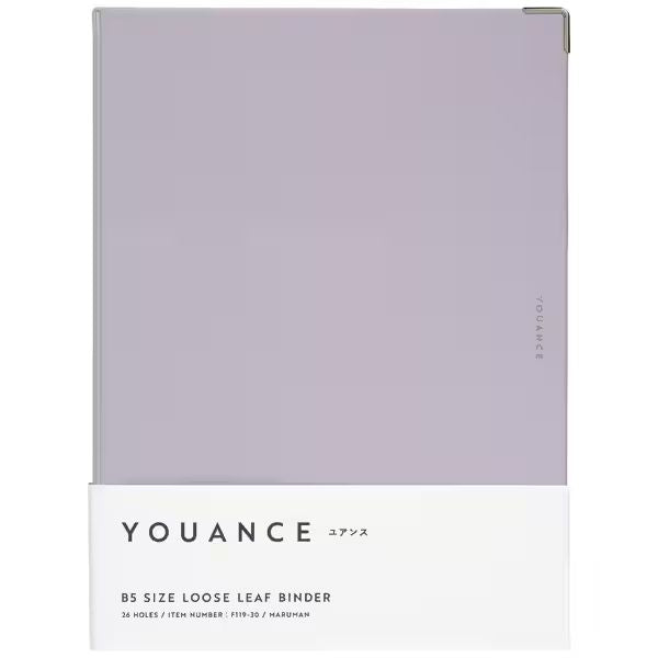 マルマン_Ｂ５バインダーユアンスＬパープル F119-30 /4979093119318