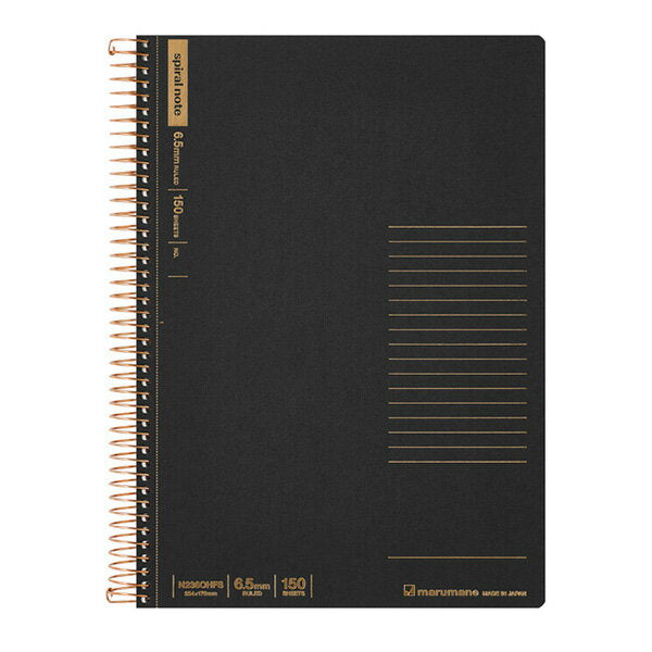 Maruman B5 Spiral Note Yokokei 150 My BK N236OHFS-05 4979093236053 (4 ชุด)
