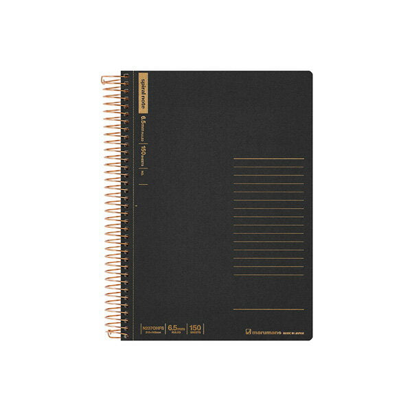 หนังสือ Maruman A5 Spiral Note Yokokei 150 My BK N237OHFS-05 4979093237050 (4 ชุด)