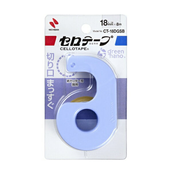 ニチバン セロテープコマキスノーブルー CT-18DGSB 4987167102852（10セット）
