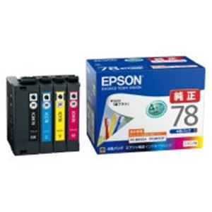 EPSON  インクカートリッジ IC4CL78 4色 エプソン販売 4988617200166