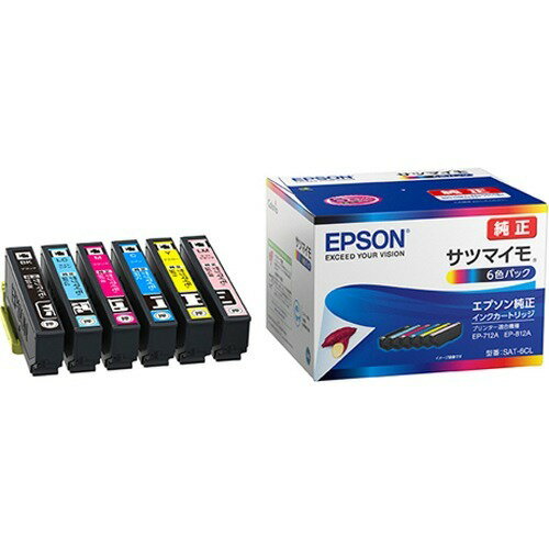 EPSON インクカートリッジ 6色パック SAT-6CL エプソン販売 4988617361409（10セット）