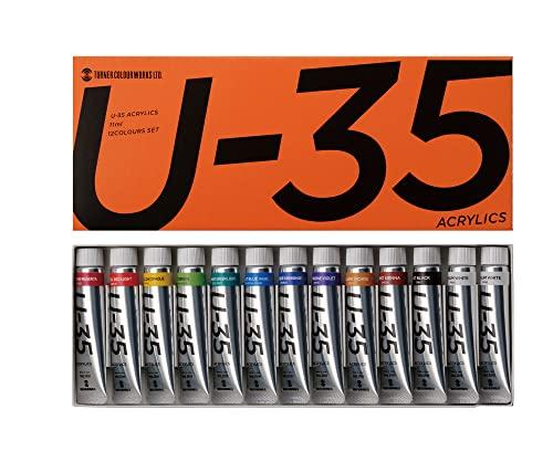 Artec T U-35 Akryl 11ml papiræske 12 farver 13 stykker sæt 4993453890006