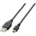 【エレコム】USB-MicroUSBケーブル1m U2C-M10BK