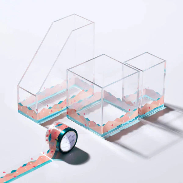 킹짐 투명 마스킹 테이프 소다 오이카켓코 CMT10-008 4971660060054(10세트)