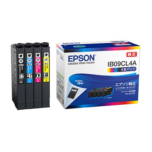 หมึก EPSON แพ็ค 4 สี แพ็ค IB09CL4A 4988617378353