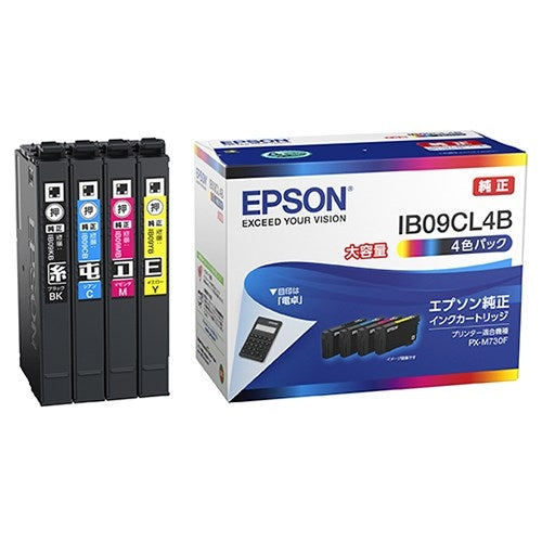 EPSON インクパック 4色パック 大容量 IB09CL4B 4988617378438