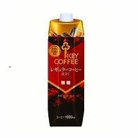 キーコーヒー リキッドコーヒー無糖 1LX6ﾎﾝ 4901372303118