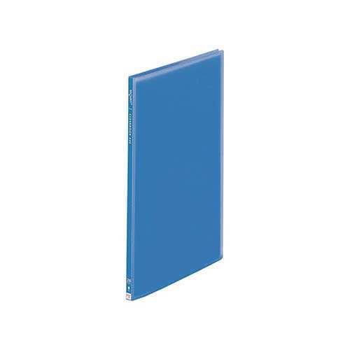 LIHITLAB Klarsichtbuch 20P G3101-8 A4S Blau