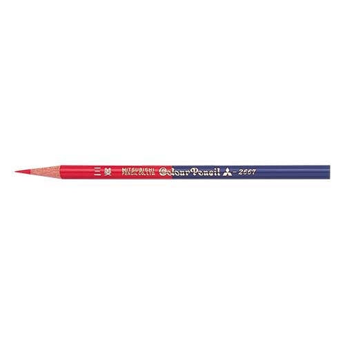 MITSUBISHI PENCIL colored pencil K2667 vermilion indigo plant 5:5 12 Motoiri