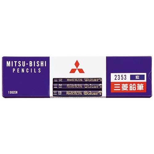 MITSUBISHI PENCIL colored pencil K2353 indigo plant consecutive 12 Motoiri
