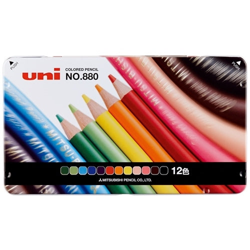Mitsubishi pencil drawing 880 K88012CP 12 color set