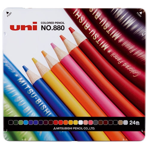 Mitsubishi pencil drawing 880 K88024CP 24-color set