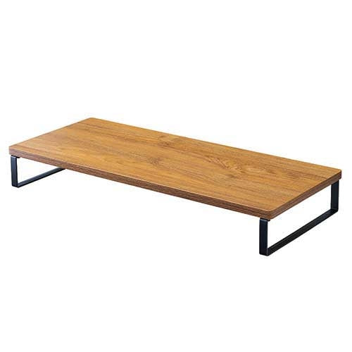 LIHITLAB. ＭＤＦ机上台 幅590mm A8001-9 ブラウン 4903419845094