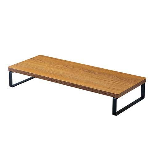 LIHITLAB. ＭＤＦ机上台 幅500mm A8002-9 ブラウン 4903419845117