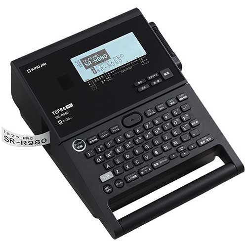 ラベルライター テプラPRO SR-R980クロ キングジム 4971660777846